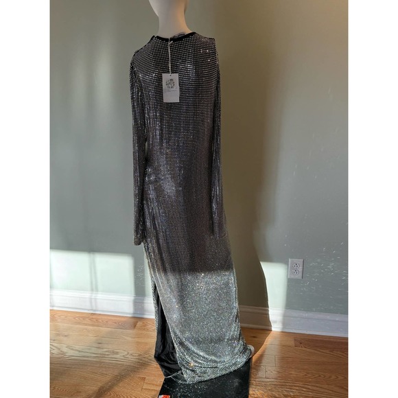 Mach & Mach Crystal Bow & Glass-Embroidered Gown. Size 40 (US 8) - Picture 4 of 13